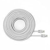 Amcrest Cat5e Cable 100ft Ethernet Cable Internet High Speed Network Cable for POE Security Cameras, Smart TV, PS4, Xbox One, Router, Laptop, Computer, Home (CAT5ECABLE100)