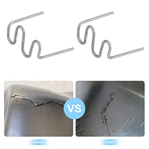Teppich 1000Pcs 0.8mm Staples for Hot Stapler Plastic Repair Wave Staples Bumper Bodywork Repairs S Wave Staples,Automotive Bumper Repair Staples