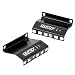 Auray RRB Rack Recessing Bracket (2 RU, Pair)