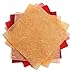 MulberryPaperStock 100 Sheets 6 x 6 inch Origami Square Paper, 25 Colors, Double-Sided, Japanese Folding Crafts