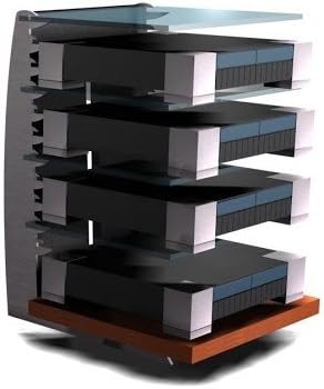 Soundations Broadway HF Media Rack (Cherry)