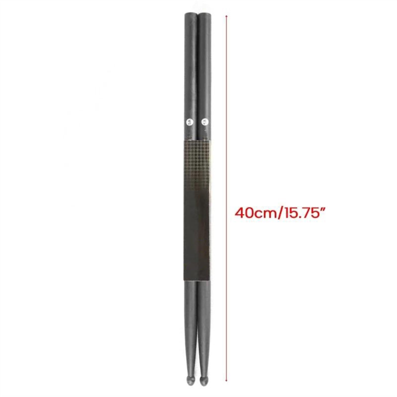 Baquetas para Principiantes Baquetas De Fibra De Carbono 5A, Antideslizantes, Duraderas, Simples, Para Principiantes Y Adultos, 1 Par