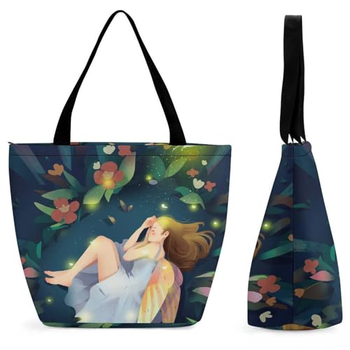 Sac de shopping anime girl : fini le manque de place avec ce grand sac à bandoulière