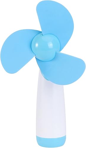 LIFKOME Mini ventilador de mano personal con batería de espuma suave, aspas de mano, mini ventilador portátil de refrigeración personal, ventilador