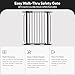 BalanceFrom Easy Walk-Thru Safety Gate for Doorways and Stairways with Auto-Close/Hold-Open Features, 36-Inch Tall, Fits 29.1 - 33.8 Inch Openings, Graphite