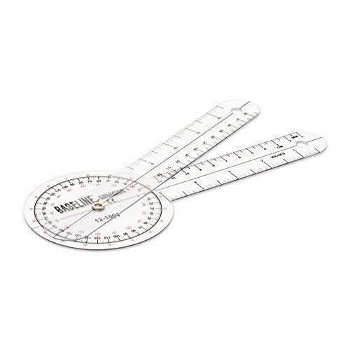 Goniómetro plástico Baseline 360 ISOM, 8 pulg, 1 grado miniatura 1