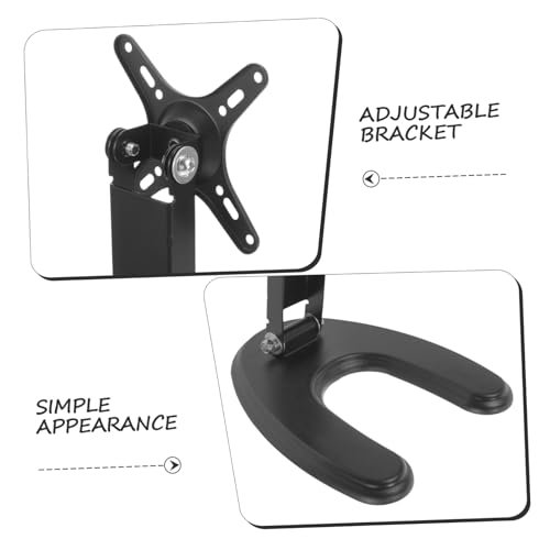 Support TV métal pour bureau et pied de table stable pour écran LCD LED