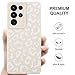 ZIYE Galaxy S21 Ultra Case White Leopard Pattern Phone Case with Camera Protection,Soft TPU Silicone Rubber Protective Cover Cheetah Design Cases Compatible with Samsung Galaxy S21 Ultra