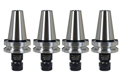 Tegara BT40 ER16 2.75 in. 70mm Collet Chuck Tool Holder 4 pcs 202-5994-4 M[