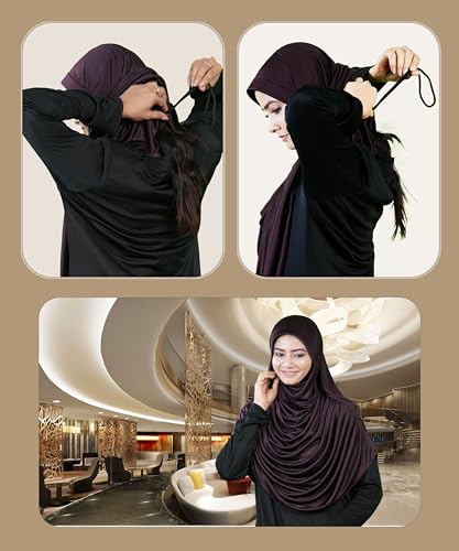 Image of Mehar Hijab Stretchable Frilled Hijab Scarf for Muslim Women | Soft Polyester Stylish Hijab for Women & Teenagers Faeezah Hijab