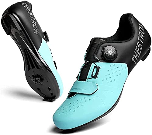 KUXUAN Scarpe da Ciclismo Uomo per Bici da Strada