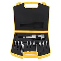 Bohrstangen aus Karbonstahl, Set zum Bohren Nacken Zubehör Werkzeug zum Drehen von Fräsen, Fräsmaschinenzubehör CNC-Fräswerkzeug mit Aufbewahrungsbox