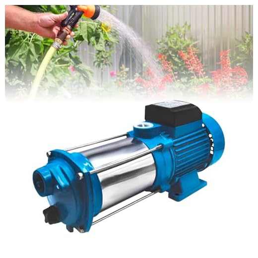 Vattenpump centrifugalpump Jetpump trädgårdspump 110 m 2500 watt 3 000 L/h IP 44 220–230 V tryckbrytare