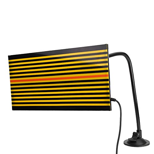 Dent Removal with USB LED Line Board, Auto Car Dent Reflector Board, LED Reflector Board, Paintless Dent Repair for Car Body Dent Removal Yellow Stripe Testing Tool