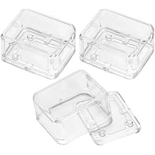 SOLUSTRE 3Pcs Hand Crank Music Box Diy Kit with Transparent Plastic Case for Assembly Repair and Display Music Box Replacement Parts