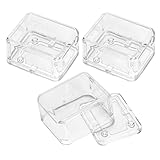 SOLUSTRE 3Pcs Hand Crank Music Box Diy Kit with Transparent Plastic Case for Assembly Repair and Display Music Box Replacement Parts