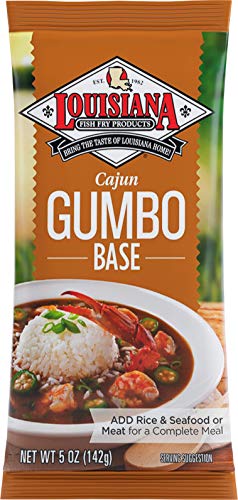Louisiana Fish Fry, Cajun Gumbo Base, 5 oz (Pack of 24)
