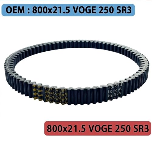 Correa de transmisión VOGE 250 SR3 800x21,5 para eliminar tirones 2