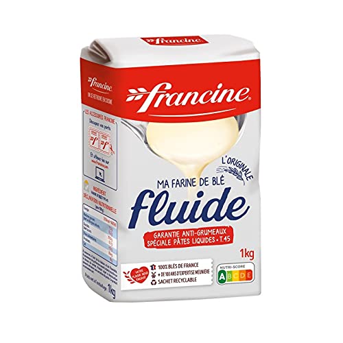 Farine Fluide T45 Francine - Pour réussir vos gâteaux de partage en famille - 4x1kg