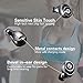 GTF Wireless Earbuds, True Bluetooth Headphones,Hi-Fi Stereo Sound, Bluetooth 5.0, Longer Battery time, Noise Cancelling, One-Step Pairing, Built-in Mic and Magnetic Inductive Chanrging