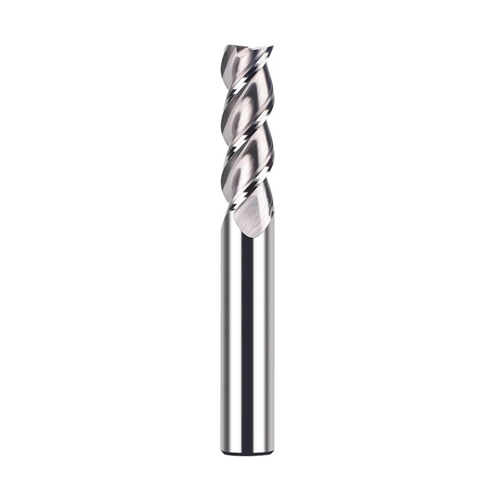 1 szt. 3 ostrza frez węglikowy HRC45 55 trzpieniowy wolframowy D1,5 2. 6 8 Narzędzie CNC do narzędzi Solidne aluminium(D10x40x10Dx100L-3T)