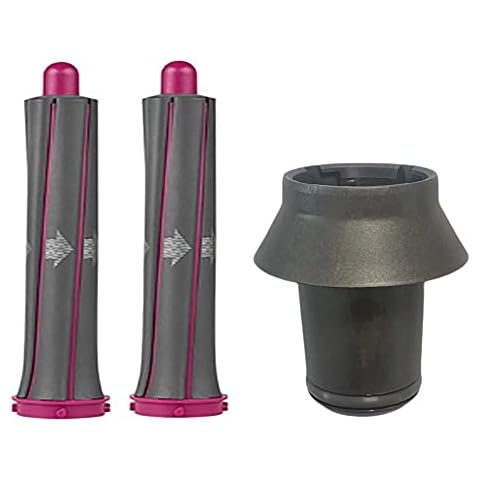 1 Pair of 1.2 Inch/30MM Long Hair Hair Curling Tube Compatible Hair Tool for Dyson Airwrap Attachment Parts, 1 Hair Dryer Curling Iron adapters(Long Models) Cover