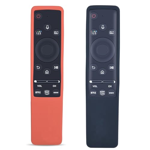 Coque silicone pour télécommande Samsung Voice TV phosphorescente lot de 2