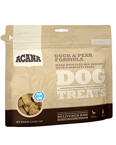 ACANA Singles Limited Ingredient Freeze-Dried Dog Treats, Duck & Pear, Biologically Appropriate