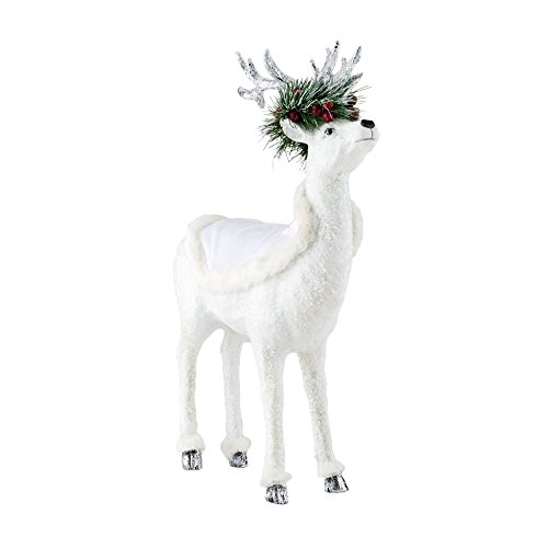Department 56 Forest Frost Deer Figurine, 6.25 inch