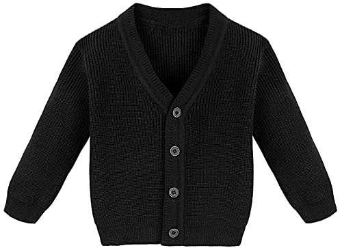 Lilax Boys' V-Neck Cardigan Sweater: A Timeless Classic for Your Little Man