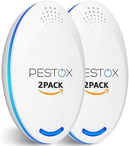 2019 Ultrasonic Pest Repeller Plug in 2 Pack- Electronic Portable Pet Safe Device - Electromagnetic Waves Ultrasound Control - Repellent for Mice Rats Mosquitos Spiders Rodents Insects -Indoor Outdoor