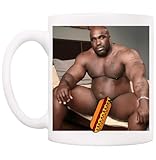 Big Dick Black Guy Meme Barry Wood Coffee White Mug Novelty Mug Gift for Mom Dad Friends Coworkers Women Man, Humor Gift