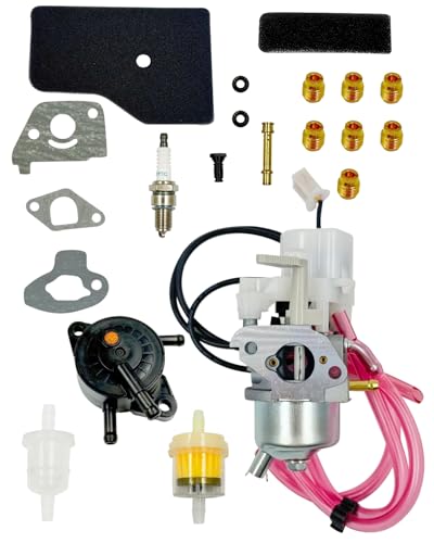 16100-Z0D-D03 EU2000I Carburetor Kit Fit for Honda EB2000i EB2000I EB2000IT1 EU2000IK1 BF30E B/D/E Carb with Air Filter Spark Plug Gasket Fuel Line Fuel Pump Replace 16100-Z0D-D01