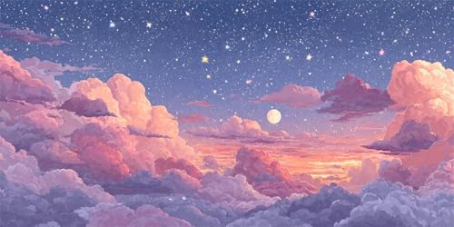 �������G �y�C���g�o�C�i���o�[ DIY �L�b�g �� �Ǐ��� �A�[�g�N���t�g �_ �G���|�L�b �G�̋������ �h��Ԃ��|�� ���e�L�����o�X�f�ސF�A�N�����G�̋� �y�C���g�u���V �Z�b�g �C���e���A�f�R���[�V�����ɍœK �t���[�����X 90x140cm U-8