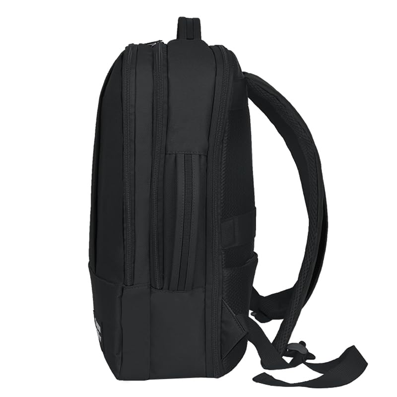 Bellanca 40x30x15 Bagaglio A Mano Zaino da Viaggio KLM Air France Finnair SAS TAP British Airways Iberia Pegasus Smartwings 40x30x15cm… (Nero-Espandibile)