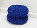 Handmade Dark Blue Reusable Dish Scrubbers Set of 2