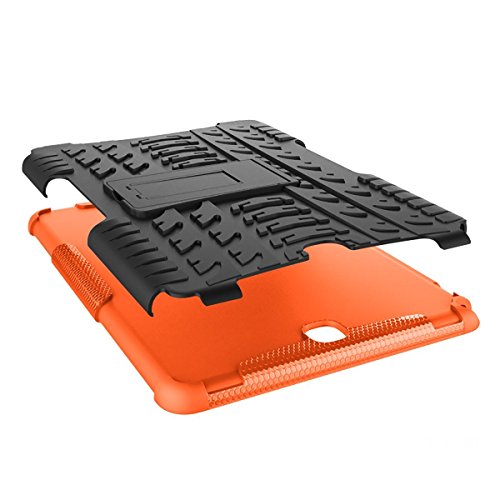 Koolbei For Galaxy Tab A 8.0 Tablet Case, Heavy-Duty Hybrid Protective Case With Impact-Resistant Galaxy Tab A 8.0 Inch Sm-T350/Sm-P350 Case(Orange) #TOP2