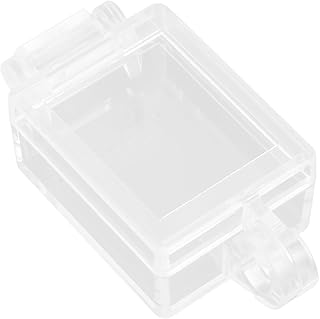 Homoyoyo Self Adhesive Rocker Switch Protective Cover Transparent Toggle Switch Guard for Preventing Accidental Operation Boat Style Design with Double Sided Adhesive 2.36X1.18X0.75in