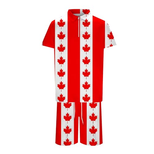 Ensemble chemise et short zippé homme léger pour un été respirant