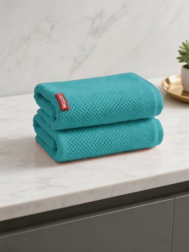 100% Cotton Waffle Weave Kitchen Dish Cloths, 2 Pack Ultra Soft A...