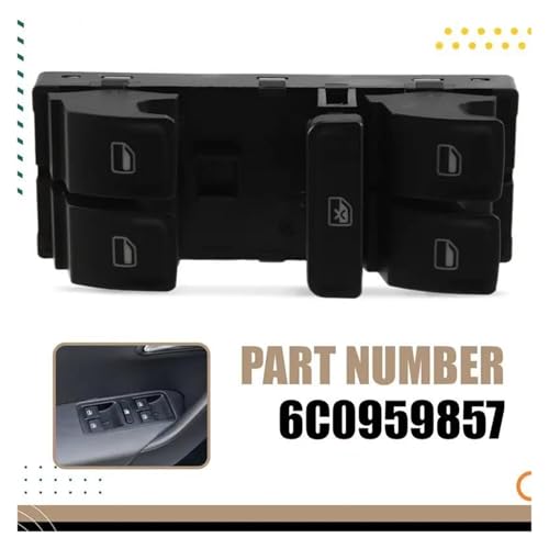 Commande lève-vitre 6C0959857 pour VW Polo 2014-2018