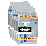 Wilkinson Sword extra 2 maquinilla de afeitar desechable precision 2 hojas, pack de 4 (60 unidades, Pack de 4x15 unidades)