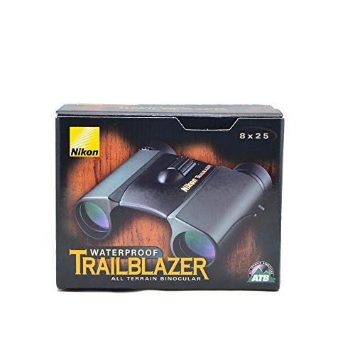 Nikon Trailblazer 8X25 Atb Binoculars, Waterproof (8217), Black Bundle With A Nikon Lens Pen And Lumintrail Cleaning Cloth #TOP5