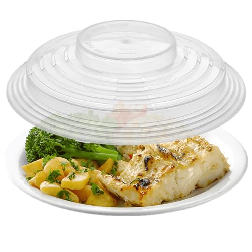 Tampa Protetora de Alimentos Para Microondas Prato Comida Santana BPA Free