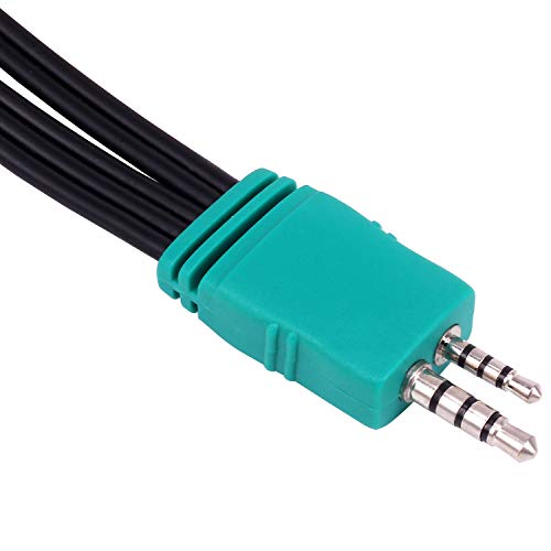 Yeworth Replacement For Samsung Tv Component Adapter, 0.3M 3.5Mm Male 2.5Mm Male To 5Rca Female Plug Audio Video Av Adapter Cable Cord Compatible Samsung Led Lcd Tv Bn39-01154W #TOP3