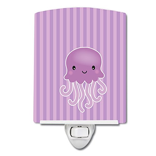 Lámpara de noche cerámica medusa 6x4x3 multicolor