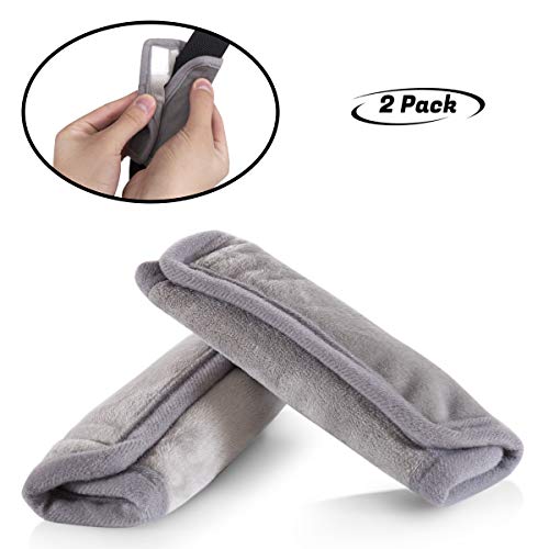 Lebogner Car Seat Strap Covers, 2 Pack Reversible Soft Seat Belt Cushion That
