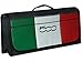 Price comparison product image Embroidery King Car Organizer Storage Bag with Italian Flag Leatherette Front Pocket for 500