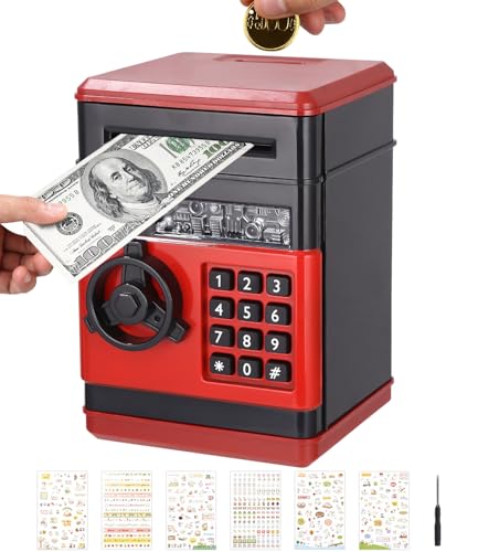 Tirelire electronique pour enfants avec code pour securiser l'argent de poche - 2
