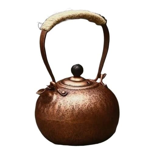 Dzbanek do herbaty 750 ml chiński tradycyjny czajnik miedziany, dzbanek do kawy, luźny czajniczek do herbaty, retro czajniczek do herbaty, chińska ceremonia parzenia herbaty zaparzacz do herbaty